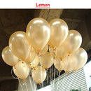 10pcs/lot birthday balloons 1.5g 10inch Latex balloons Gold red pink blue Pearl Wedding Party balloon Ball kids toys air ballons