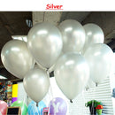 10pcs/lot birthday balloons 1.5g 10inch Latex balloons Gold red pink blue Pearl Wedding Party balloon Ball kids toys air ballons