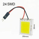 promotion White T10 W5w Cob 24SMD 36SMD 48SMD Car Led Auto Interior Reading Lamp Bulb Light Dome Festoon Vehicle Panel Lamp 1pcs JadeMoghul Inc.