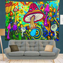 Psilocybin mushroom Indian Mandala Tapestry Wall Hanging Bohemian Gypsy Psychedelic Tapiz Witchcraft Tapestry AExp