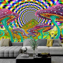 Psilocybin mushroom Indian Mandala Tapestry Wall Hanging Bohemian Gypsy Psychedelic Tapiz Witchcraft Tapestry AExp