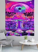 Psilocybin mushroom Indian Mandala Tapestry Wall Hanging Bohemian Gypsy Psychedelic Tapiz Witchcraft Tapestry AExp