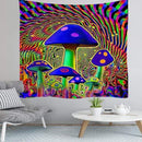 Psilocybin mushroom Indian Mandala Tapestry Wall Hanging Bohemian Gypsy Psychedelic Tapiz Witchcraft Tapestry AExp