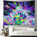 Psilocybin mushroom Indian Mandala Tapestry Wall Hanging Bohemian Gypsy Psychedelic Tapiz Witchcraft Tapestry AExp