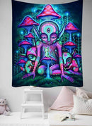 Psilocybin mushroom Indian Mandala Tapestry Wall Hanging Bohemian Gypsy Psychedelic Tapiz Witchcraft Tapestry AExp