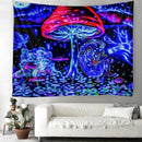 Psilocybin mushroom Indian Mandala Tapestry Wall Hanging Bohemian Gypsy Psychedelic Tapiz Witchcraft Tapestry AExp