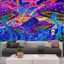 Psilocybin mushroom Indian Mandala Tapestry Wall Hanging Bohemian Gypsy Psychedelic Tapiz Witchcraft Tapestry JadeMoghul Inc.