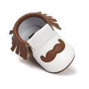 PU Leather Baby Moccasins Tassel Shoes First Walkers Anti-slip Footwear Newborn Toddler Slip-on Soft Shoes AExp