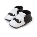 PU Leather Baby Moccasins Tassel Shoes First Walkers Anti-slip Footwear Newborn Toddler Slip-on Soft Shoes-Black-0-6 Months-JadeMoghul Inc.