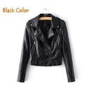 PU Leather Jacket Women Winter And Autumn New Fashion Coat-1603 Black-S-JadeMoghul Inc.