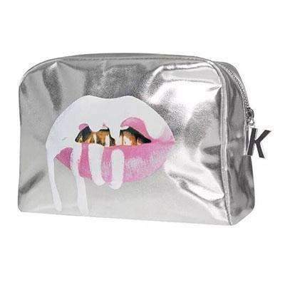 PU Leather Lip Design Makeup Bag