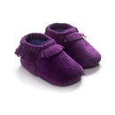 PU Suede Leather Newborn Baby Boy Girl Baby Moccasins Soft Moccs Shoes Bebe Fringe Soft Soled Non-slip Footwear Crib Shoes-E-3-JadeMoghul Inc.