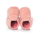 PU Suede Leather Newborn Baby Boy Girl Baby Moccasins Soft Moccs Shoes Bebe Fringe Soft Soled Non-slip Footwear Crib Shoes-F-3-JadeMoghul Inc.