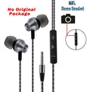 PunnkFunnk Wired Earphones Sport headset 1.2M In ear Deep Bass Stereo Earbuds W/Mic For iphone samsung huawei xiaomi vivo oppo AExp