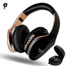 PunnkFunnk Wireless Headphones Bluetooth Earphone 5.0 Foldablel 3D Bass Stereo Noise Reduction Gaming Headset/Mic For Mobile PC JadeMoghul Inc.