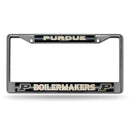 Audi License Plate Frame Purdue Bling Chrome Frame