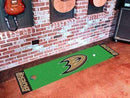 Putting Green Mat Rugs NHL Anaheim Ducks Putting Green Mat 18"x72" Golf Accessories FANMATS