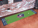 Putting Green Mat Rugs NHL Columbus Blue Jackets Putting Green Mat 18"x72" Golf Accessories FANMATS