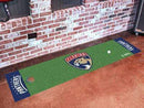 Putting Green Mat Rugs NHL Florida Panthers Putting Green Mat 18"x72" Golf Accessories FANMATS
