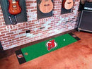 Putting Green Mat Rugs NHL New Jersey Devils Putting Green Mat 18"x72" Golf Accessories FANMATS