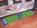 Putting Green Mat Rugs NHL St. Louis Blues Putting Green Mat 18"x72" Golf Accessories FANMATS