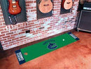 Putting Green Mat Rugs NHL Vancouver Canucks Putting Green Mat 18"x72" Golf Accessories FANMATS