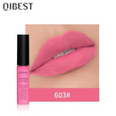 QIBEST Matte Lip Gloss Lip Makeup 34 Colors Velet Nude Waterproof Lipgloss Matte Lipstick Liquid Lipstick Long lasting Lip Tint AExp