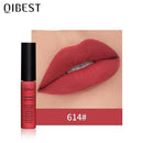 QIBEST Matte Lip Gloss Lip Makeup 34 Colors Velet Nude Waterproof Lipgloss Matte Lipstick Liquid Lipstick Long lasting Lip Tint AExp