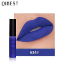 QIBEST Matte Lip Gloss Lip Makeup 34 Colors Velet Nude Waterproof Lipgloss Matte Lipstick Liquid Lipstick Long lasting Lip Tint AExp