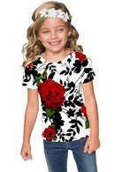 Queen Power Queen Power Zoe Designer Floral T-Shirt - Mommy & Me Zoe T-Shirt