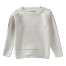 QUIKGROW Cute White & Charcoal Cartoon Rabbit Long Sleeve Baby Pullover Knitted Sweater Infant Girl Boy Ribbed Warm Tops YM09MY AExp
