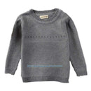 QUIKGROW Cute White & Charcoal Cartoon Rabbit Long Sleeve Baby Pullover Knitted Sweater Infant Girl Boy Ribbed Warm Tops YM09MY AExp