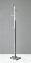 Racks Clothes Rack - 70" Brushed Steel  Coat Rack HomeRoots