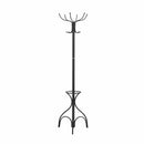 Racks Garment Rack - 18" x 18" x 70" Black, Metal - Coat Rack HomeRoots
