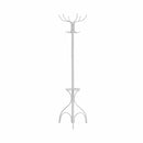 Racks Garment Rack - 18" x 18" x 70" White, Metal - Coat Rack HomeRoots