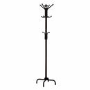 Racks Garment Rack - 19" x 19" x 70" Black, Metal - Coat Rack HomeRoots