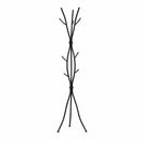 Racks Metal Rack - 18'.5" x 18'.5" x 74" Black, Metal - Coat Rack HomeRoots