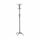 Racks Metal Rack - 19" x 19" x 70" Silver, Metal - Coat Rack HomeRoots