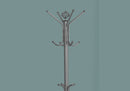 Racks Metal Rack - 19" x 19" x 70" Silver, Metal - Coat Rack HomeRoots