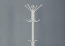 Racks Metal Rack - 19" x 19" x 70" White, Metal - Coat Rack HomeRoots