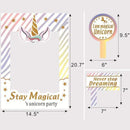 Rainbow Unicorn Foil Balloons JadeMoghul Inc.