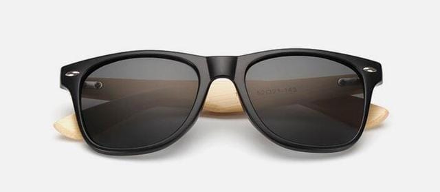 Ralferty Retro Wood Sunglasses Men Bamboo Sunglass Women Brand Design Sport Goggles Gold Mirror Sun Glasses Shades lunette oculo-Matt black-JadeMoghul Inc.