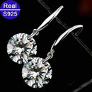 Real 925 Sterling Silver Drop Earrings AExp