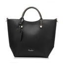 REALER brand handbag women large bucket shoulder bag female high quality artificial leather tote bag fashion top-handle bag-new black-China-JadeMoghul Inc.