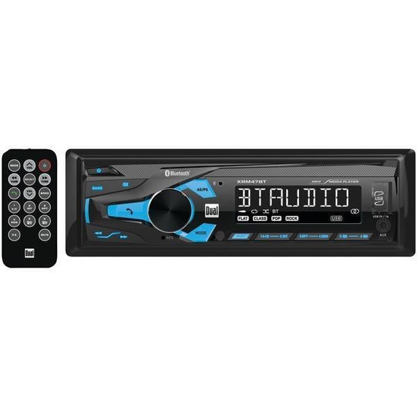 Receivers & Accessories Single-DIN In-Dash Mechless AM/FM Receiver with Bluetooth(R) Petra Industries