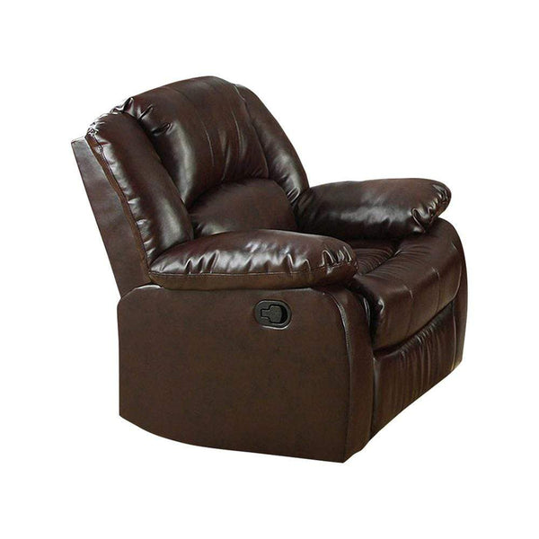 Winslow Rustic Brown Bonded Leather Match Recliner Chair