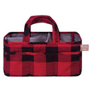 Red and Black Buffalo Check Storage Caddy-NO-MOOSE-JadeMoghul Inc.