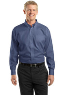 Red House Tall Non-Iron Pinpoint Oxford Shirt. TLRH24-Woven Shirts-Vintage Navy-4XLT-JadeMoghul Inc.