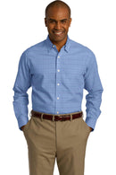 Red House Windowpane Plaid Non-Iron Shirt. RH70-Woven Shirts-Blue-4XL-JadeMoghul Inc.