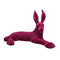 Resin Wild Hare Accent , Purple Hue-Decorative Objects and Figurines-Purple-Resin-JadeMoghul Inc.